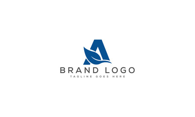 letter A logo design vector template design for brand.
