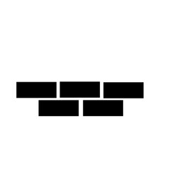 Wall Icon in trendy flat style
