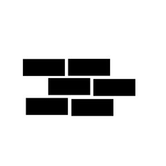 Wall Icon in trendy flat style
