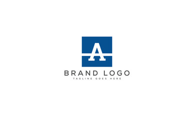 Fototapeta premium letter A logo design vector template design for brand.