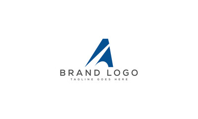 letter A logo design vector template design for brand.