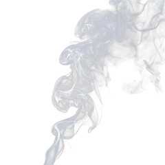 Fototapeta premium Cigarette Smoke Effect in Different Forms PNG Transparent Background: Perfect for Realistic Vapor, Mist, and Atmospheric Designs.