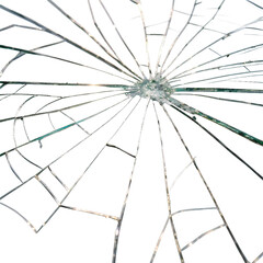 Cracked Glass PNG Transparent Background: Perfect for Broken Window Effects, Damage Textures, and Realistic Shattered Designs