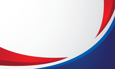 Modern red and blue abstract white background