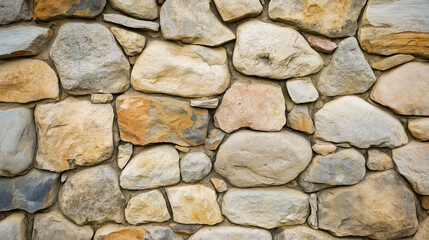 Obraz premium Natural Stone Wall Background with Textured Surface and Earthy, Organic Feel