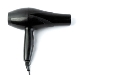 Powerful black hair dryer with ergonomic design and adjustable heat settings. Ideal for quick drying, styling, and frizz control. Lightweight, durable, and perfect for home or salon use.