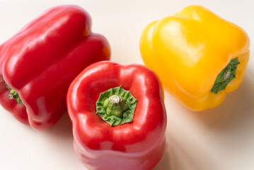 Red and Yellow Bell Peppers