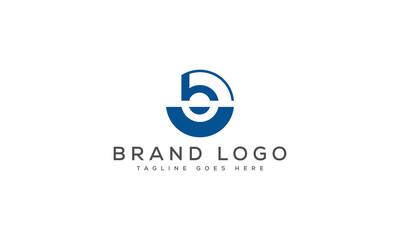 Fototapeta premium letter HB logo design vector template design for brand.