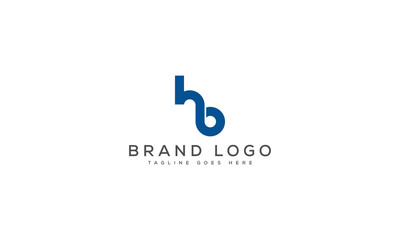 letter HB logo design vector template design for brand.