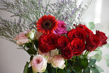 カラフルな花束