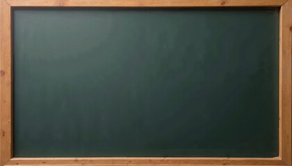 blank blackboard with chalk