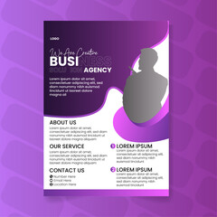 marketing business vector flyer design layout