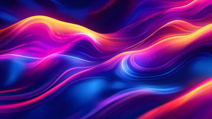 Fototapeta premium neon lines vertical speed
