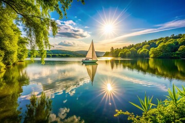 Plauer See Summer Vacation: Idyllic Lakeside Serenity in Mecklenburg-Vorpommern, Germany