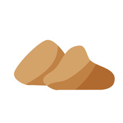 brown stones illustration
