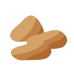 brown stones illustration
