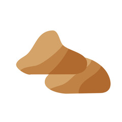 brown stones illustration
