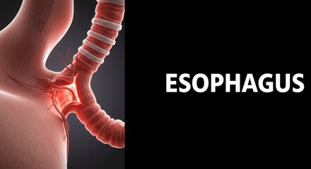 Hyper-Realistic 3D Rendering of a Human Esophagus