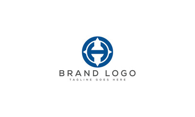 Fototapeta premium letter H logo design vector template design for brand.