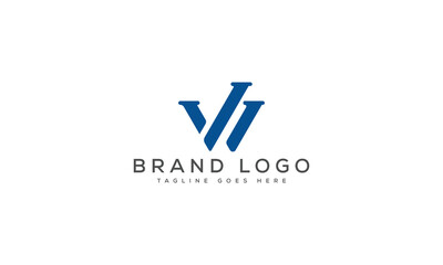 letter W logo design vector template design for brand.