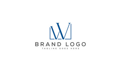 letter W logo design vector template design for brand.