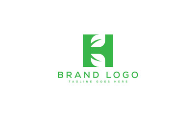 letter H logo design vector template design for brand.
