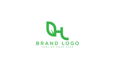 letter H logo design vector template design for brand.