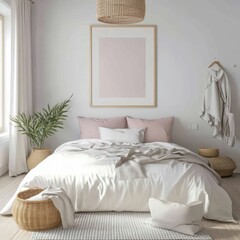 A bright and inviting bedroom with simple and comforting decor