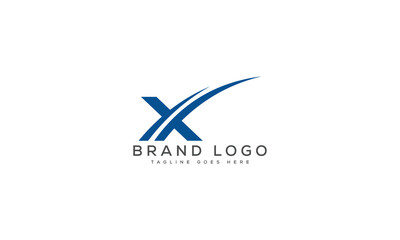 letter X logo design vector template design for brand.