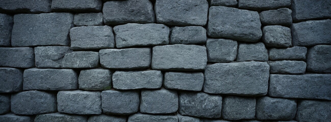 Abstract Gray stone wall background