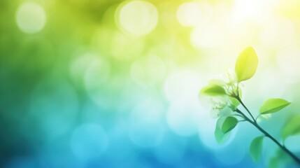 Creamy blurred abstract background with Spring colors.