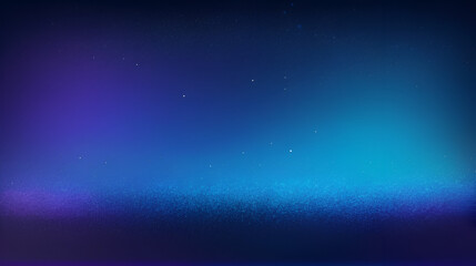 abstract mesmerizing background with a dark blue night sky gradient. A blurred midnight spectrum transitions from deep violet indigo to light blue shades, complemented by a grainy texture