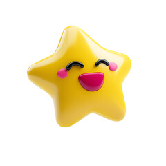 3D shooting star emoji