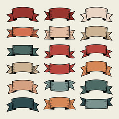 Vintage Ribbon Banner Collection