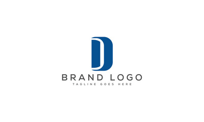letter D logo design vector template design for brand.