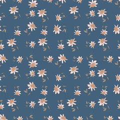 Exotic hand drawn flowers, seamless patterns with floral for fabric, textiles, clothing, wrapping paper, cover, banner, home decor, abstract backgrounds. Vector illustration.