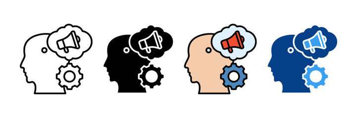 Expectation Icon Set Multiple Style Collection