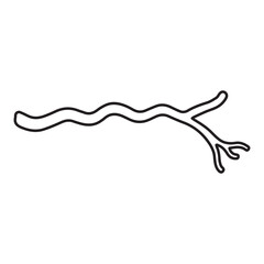 blood vessel line icon