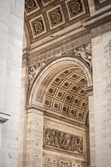 Under the arches of the Arc de Triomphe in Paris - 9