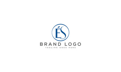 Obraz premium letter ES logo design vector template design for brand.