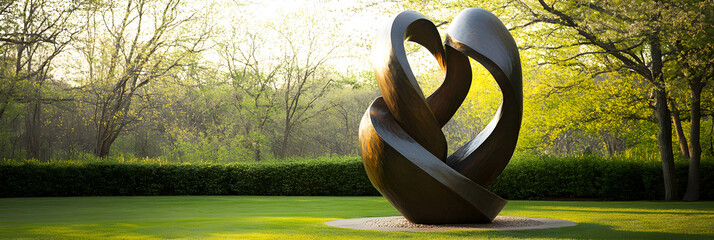 Serenity and Unity: An Outdoor Sculpture Celebrating Human Connection and Nature
