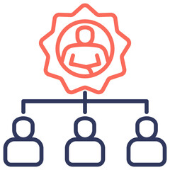 Organization Dual Tone Icon