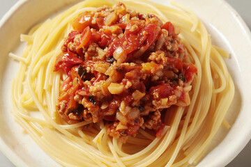 ミートソーススパゲッティ
