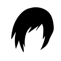 Hairstyle silhouettes
