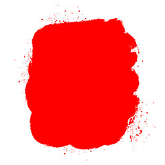 Symmetrical Geometric Red Splash Brushes for Perfect Designs