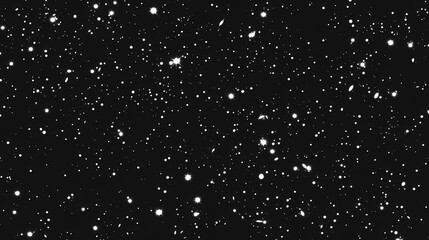 A vast expanse of inky blackness dotted with a multitude of twinkling stars above a celestial canvas, galaxy, dark space. Celestial - Sky. Illustration