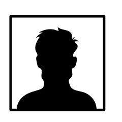 Avatar portrait silhouettes
