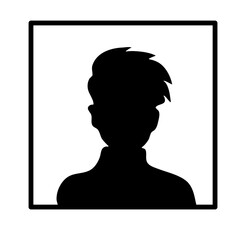 Avatar portrait silhouettes
