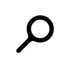 search, magnifying glass, - vector icon