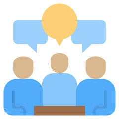 Conversation Flat Icon